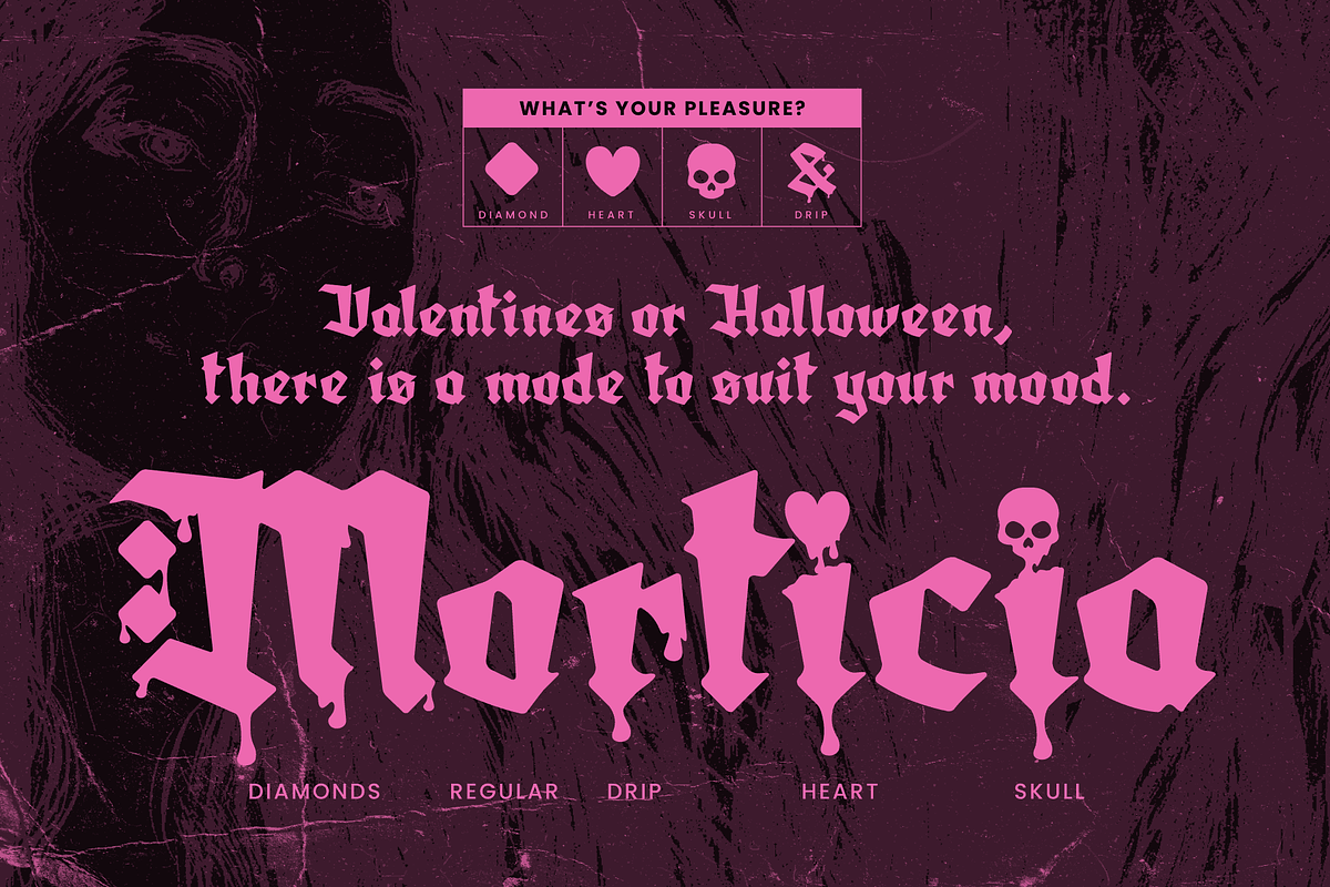 Amortem - Gothic Blackletter Font, a Blackletter Font by Wingsart Studio (Photo 4 of 15)