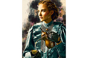 Artistic Oil Painting PS Action, an Action Add-On by Studio Retouch (Thumbnail 7 of 11)