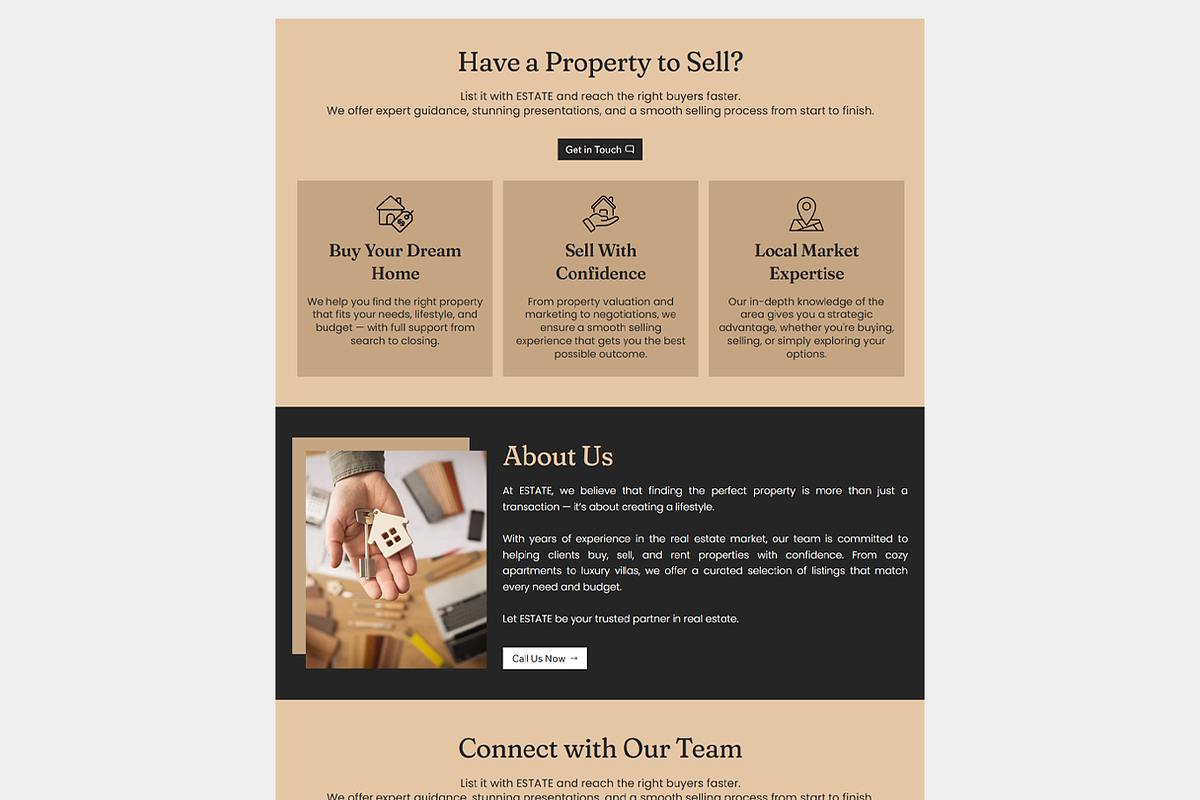 Real Estate Agency Website preview 5