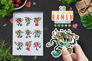 Ramen Japanese Cartoon, a Food Illustration by Allmostudio (Thumbnail 2 of 2)
