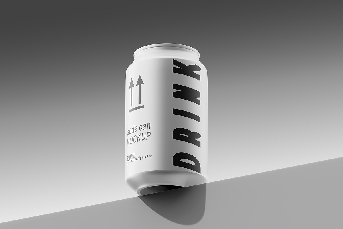 Soda Can Mockup Set 330ml, a Packaging Mockup by pixelmock (Photo 4 of 11)