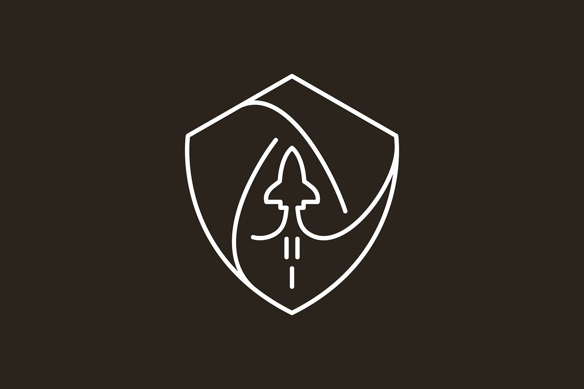 Shield and Rocket Logo, a Branding & Logo Template by Buqancreative (Photo 2 of 2)