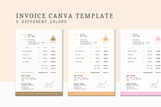 INVOICE CANVA TEMPLATE, a Print Template by The Little Lily Studio (Thumbnail 2 of 5)