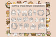 Procreate Easter and Spring brushes, a Brush Add-On by PDknyStudio (Thumbnail 3 of 6)
