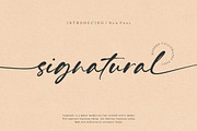 Signatural Handwritten Script Font, a Script Font by Letteralle Studios (Thumbnail 1 of 9)