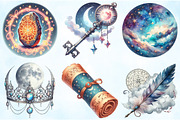 Mystic Dreamweaver Clipart, an Illustration by Craft Nest (Thumbnail 5 of 9)