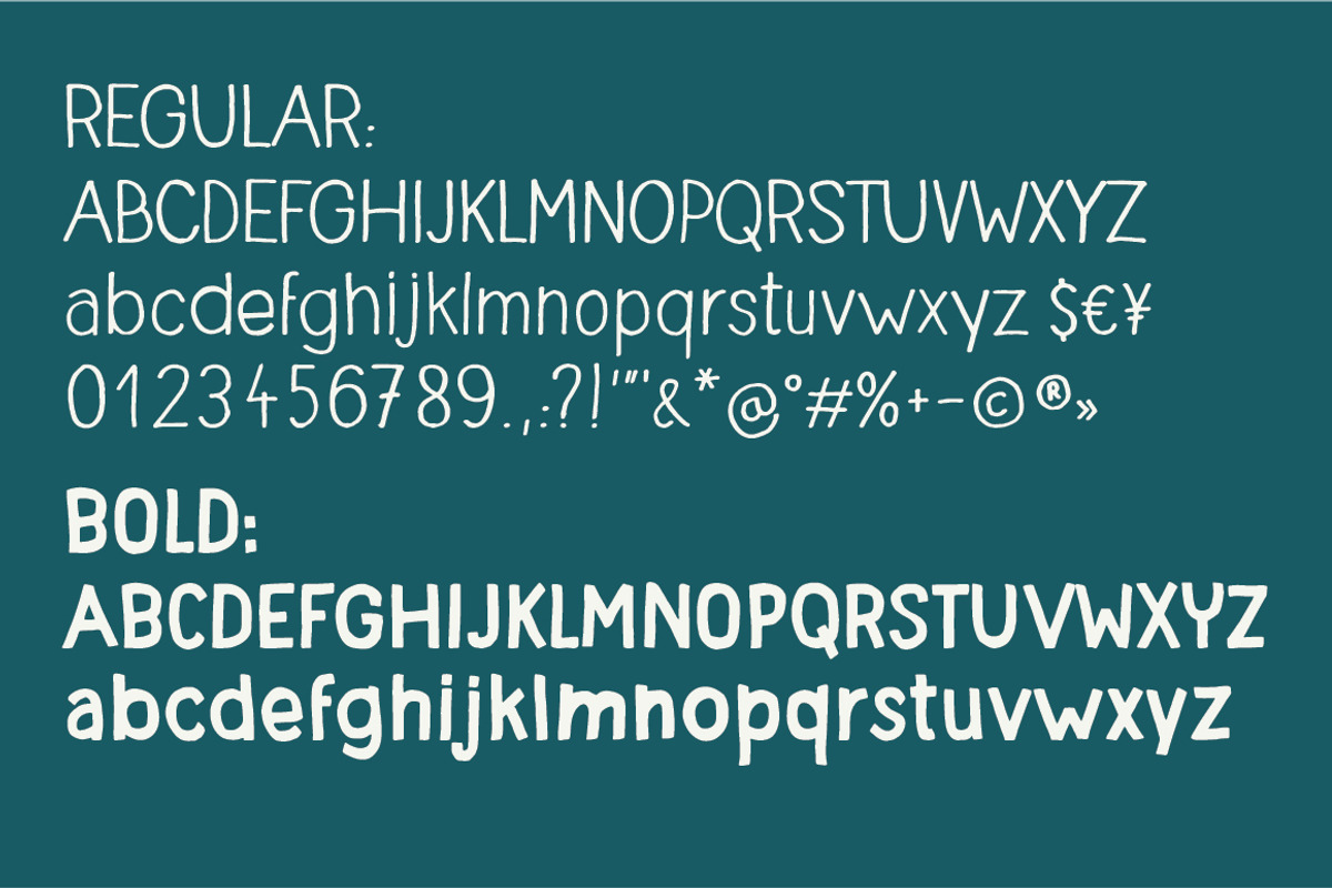 Paoul - The Headliner; Font Family preview 5