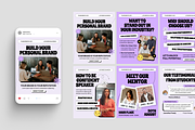 Personal Branding Instagram Post, a Social Media Template by MMPixelCraft (Thumbnail 2 of 3)