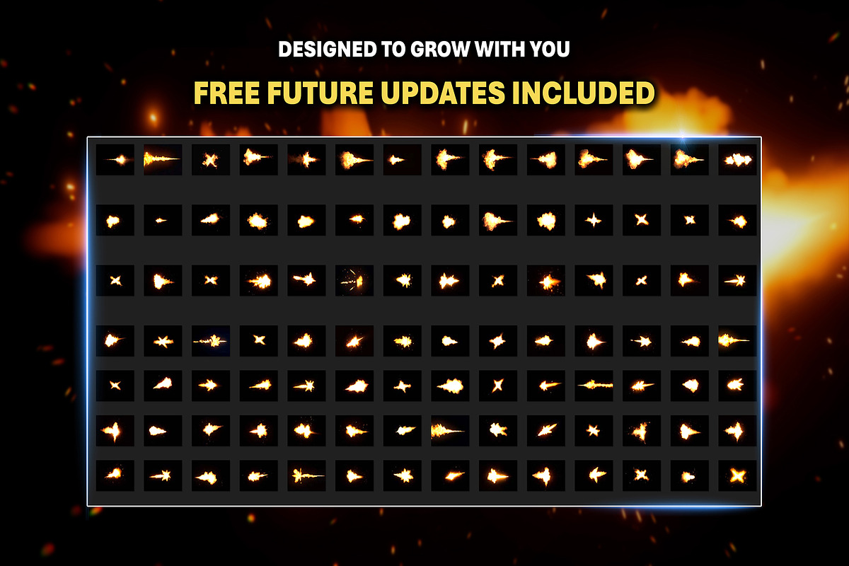 95+ Muzzle Flash Overlay Effects, an Object Graphic by Mikel Blazgad (Photo 7 of 10)