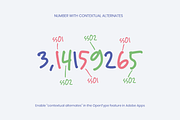 Becomes Notes Handwritten Font, a Handwritten Font by alphArtype (Thumbnail 5 of 11)