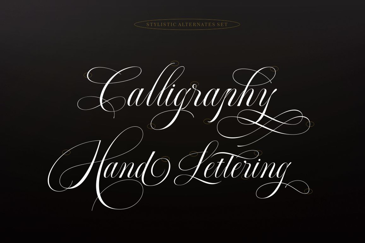 Brainly Script Extra Ornament preview 3