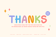 Chalk Haxego - Kids Font, a Sans Serif Font by Iqsiart Studio (Thumbnail 6 of 6)