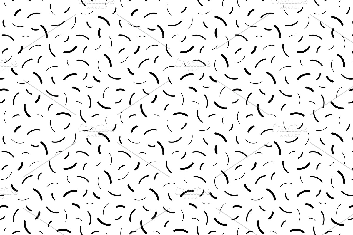 B&W seamless trendy patterns, a Pattern Graphic by ExpressShop