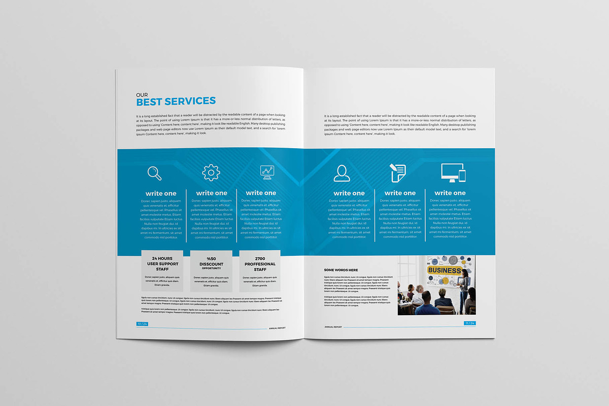 Annual Report Brochure, a Brochure Template by New Lines (Photo 6 of 13)