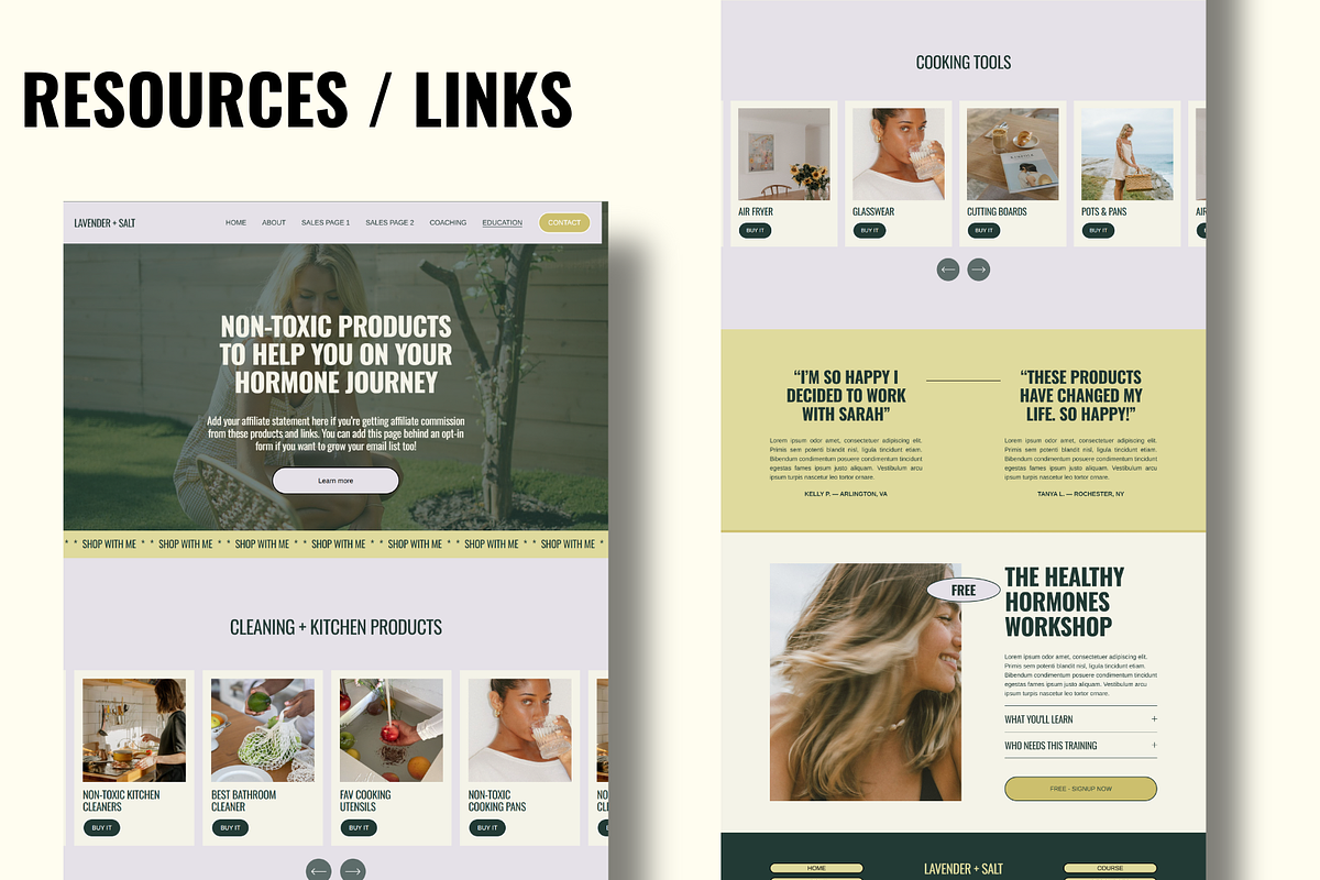 Squarespace Health Coach Website, a Squarespace Template by Solana Creative Co. (Photo 10 of 11)