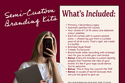 Affordable Semi-Custom Branding Kits, a Graphic by geminicreativestudio (Thumbnail 3 of 8)