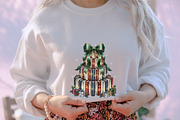 Christmas Book Tree Xmas Teachers, an Illustration by designcity5 (Thumbnail 2 of 8)