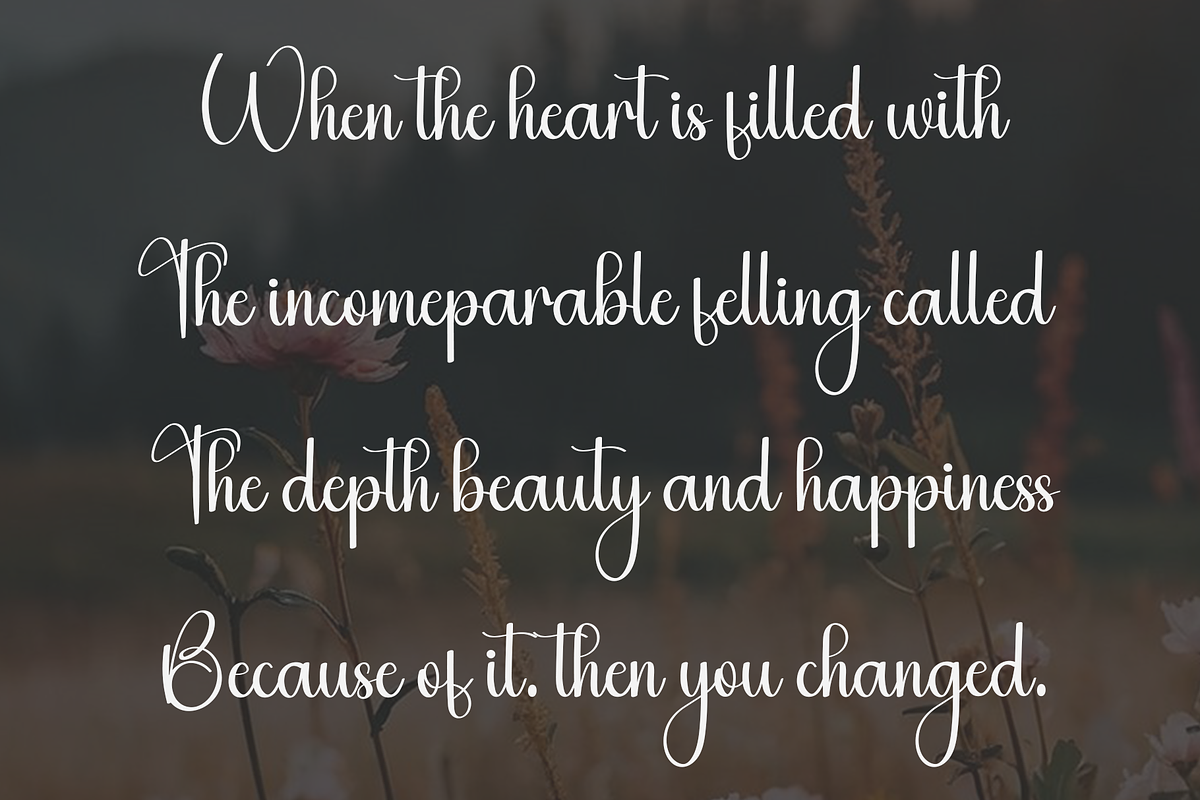 Single Girl, a Handwritten Font by FreshTypeINK (Photo 7 of 8)