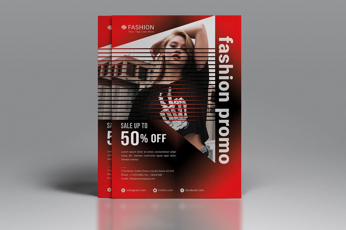 Fashion Flyer, a Flyer Template by graphicsunday (Photo 2 of 3)