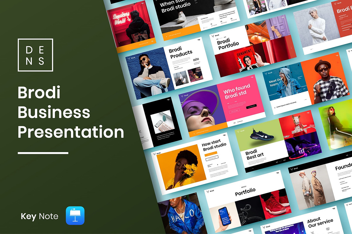 Brodi – Business Keynote Template, a Presentation Template by Dens Creative Studio (Photo 1 of 6)