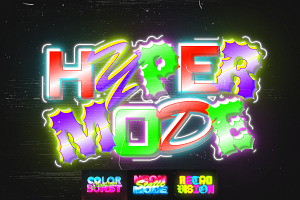 RGB Glow Text Effects, a Layer Style Add-On by Matsero