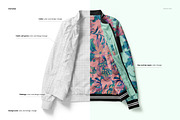 Men's Bomber Jacket Mockup Set, a Hoody Mockup by creatsy5 (Thumbnail 3 of 9)