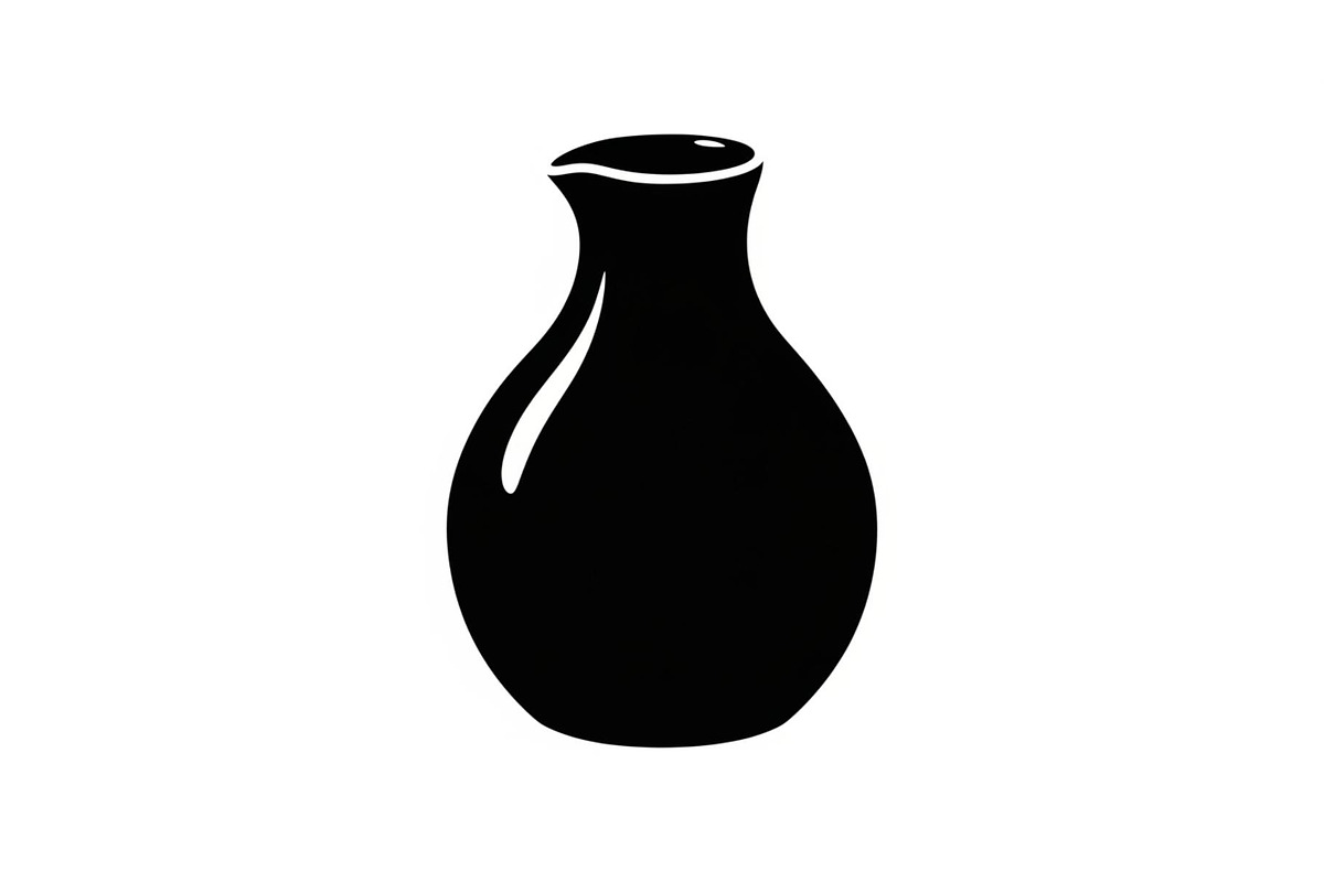Ceramic Vase Silhouette Vector bundl, an Illustration by jahid234 (Photo 6 of 51)