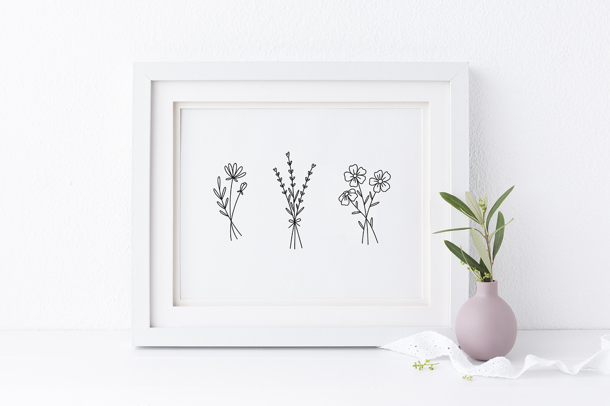 Simple Florals, an Illustration by Redchocolate (Photo 4 of 11)