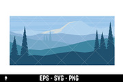 Vector landscapes, a Seasonal Illustration by Vectorhight (Thumbnail 2 of 3)