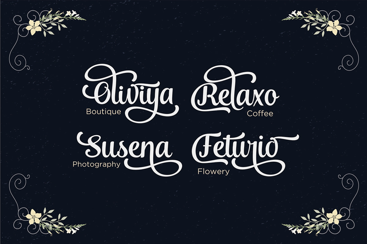Andalusia Script, a Script Font by Seniors (Photo 2 of 5)