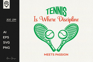Motivational Tennis Sports T-Shirt