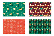 Dog Christmas patterns card elements, a Pattern Graphic by RevolutionizZed (Thumbnail 11 of 14)