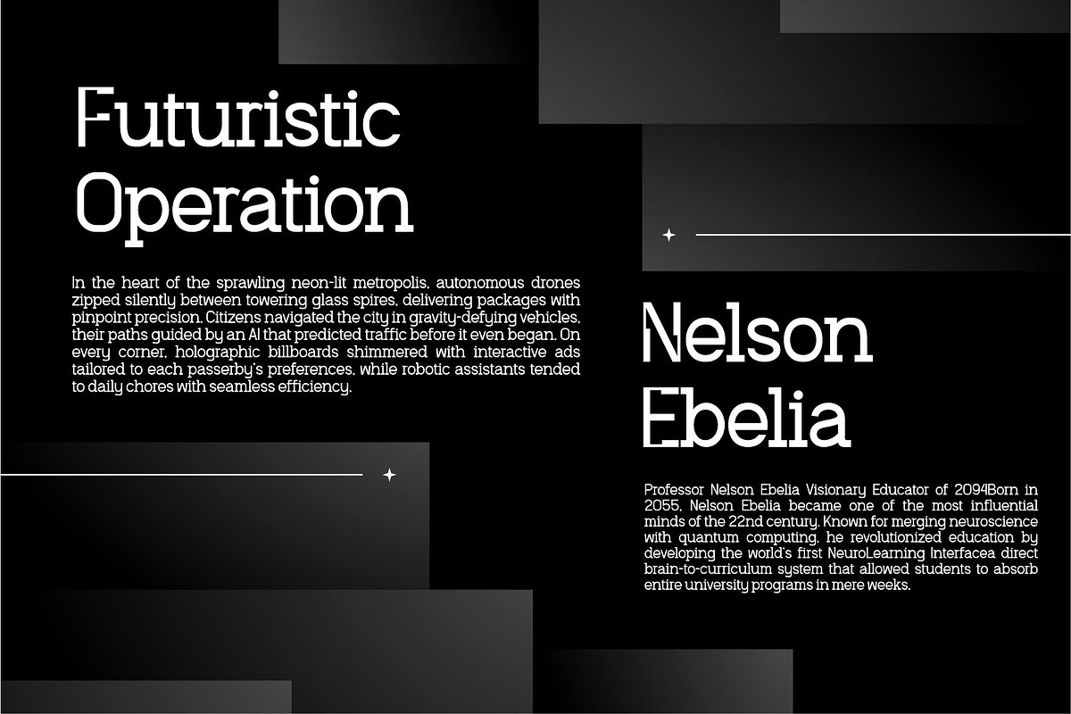 Dakero ||  Modern Mono Sans Serif, a Sans Serif Font by Idea Studio (Photo 6 of 10)