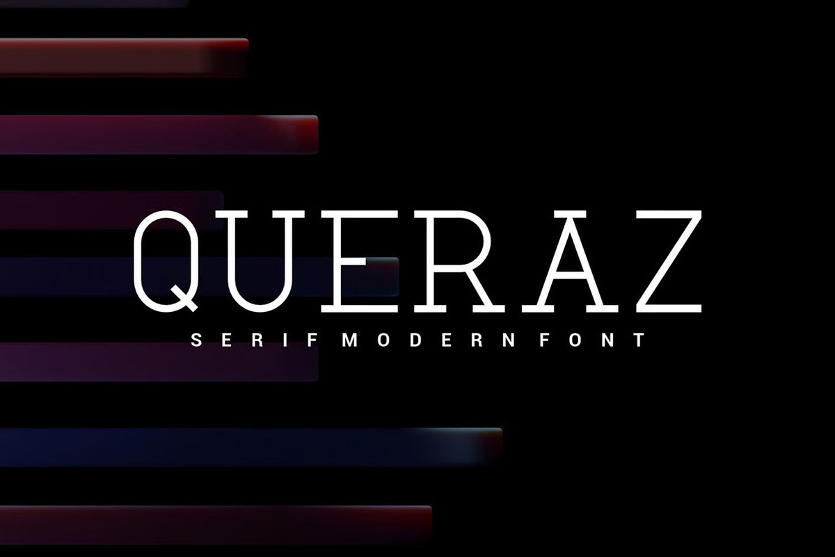 Queraz, a Serif Font by Auliacreative (Photo 2 of 5)