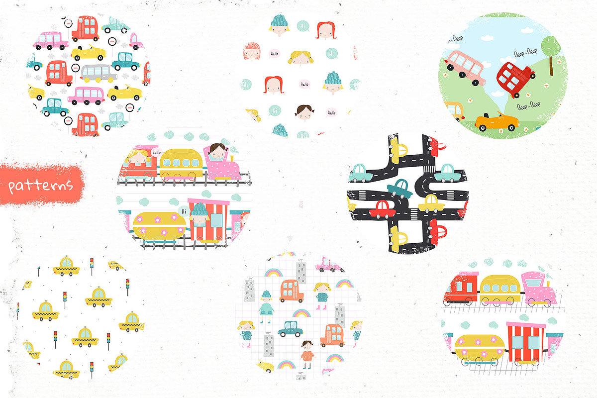 Girls love cars and plants, a Decorative Illustration by Viktoria Siarova (Photo 5 of 7)