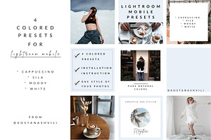 Stylish presets for Lightroom Mobile