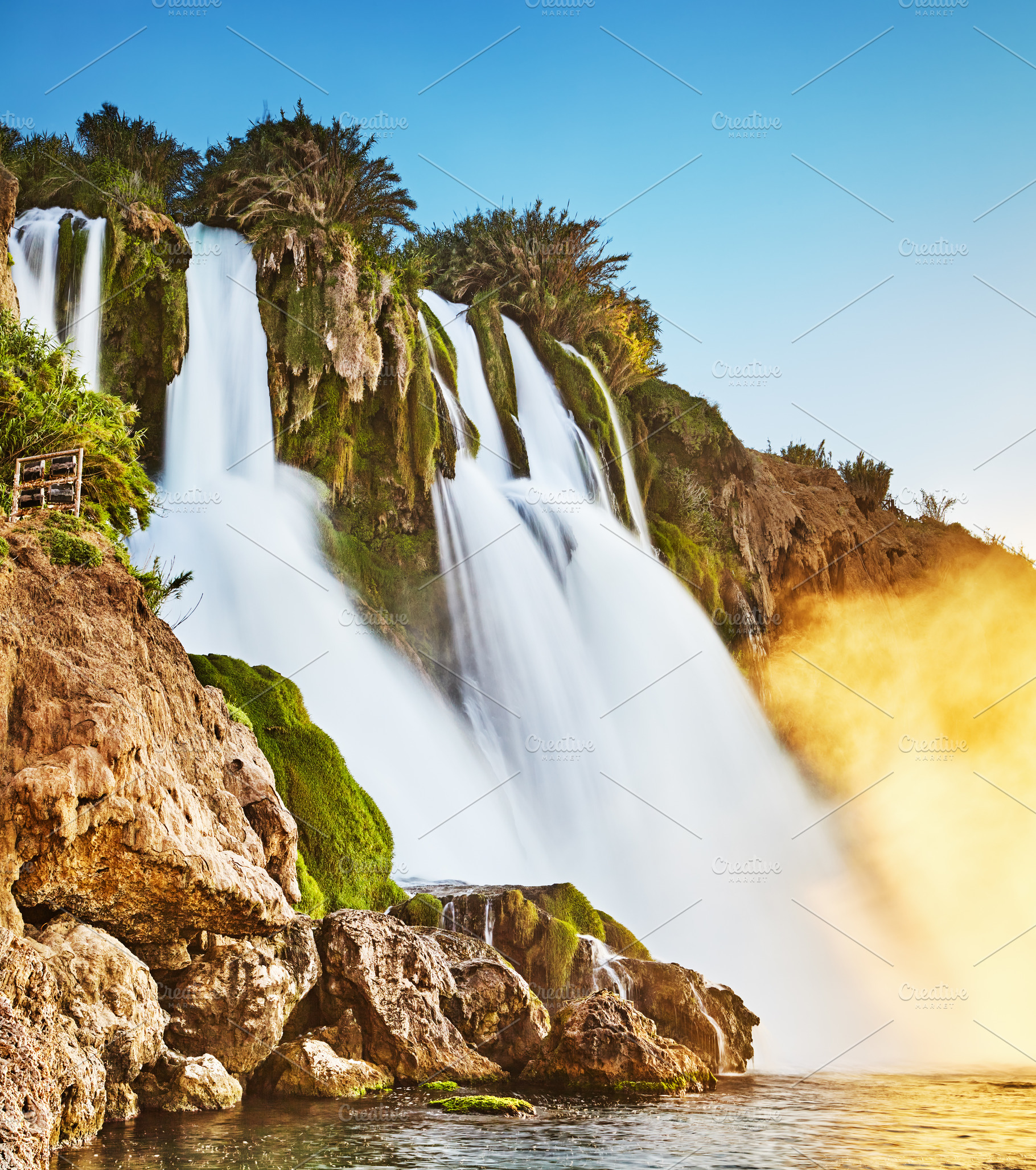 Lower Duden waterfall in Antalya, a Nature Photo by Shop Name