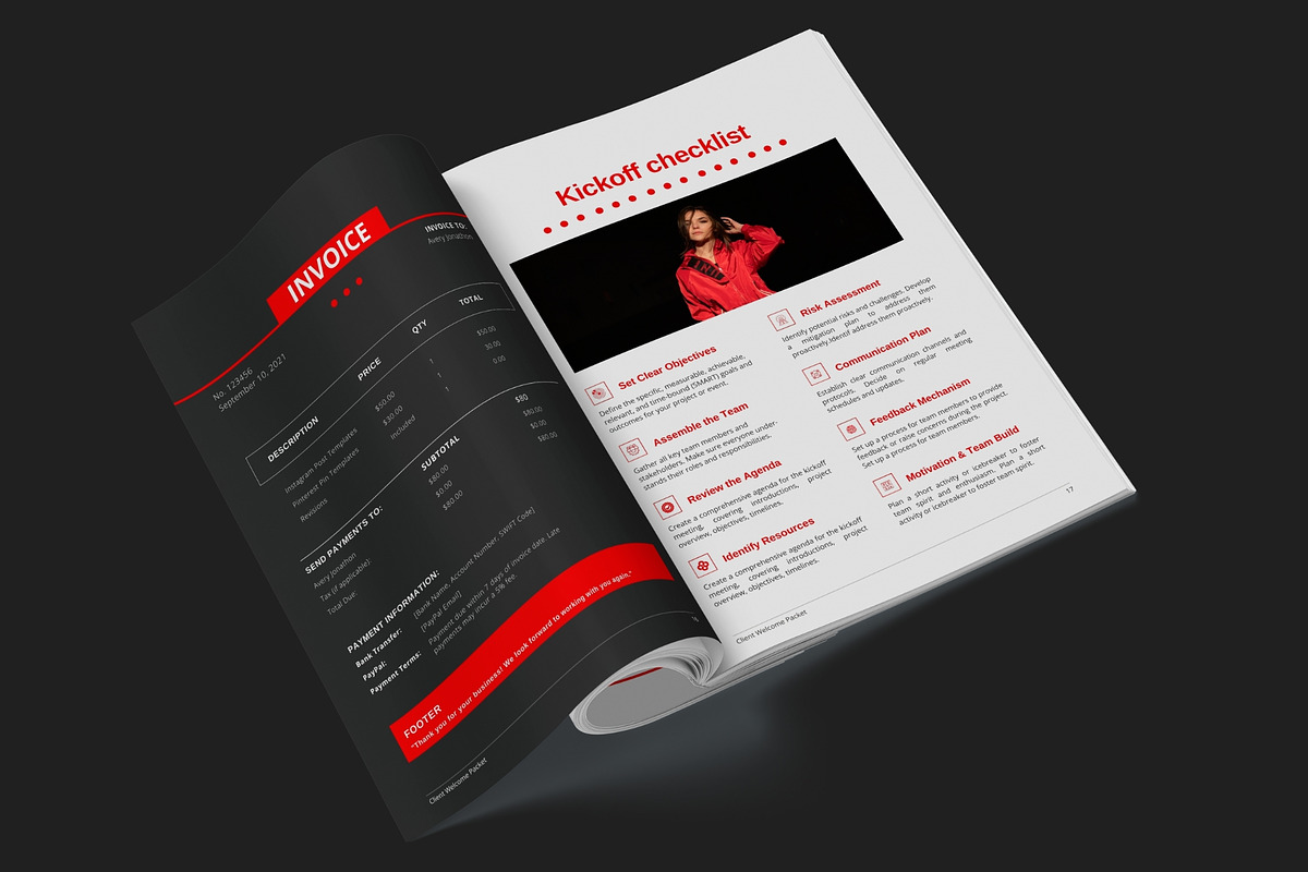 Client Welcome Packet Canva Template preview 7