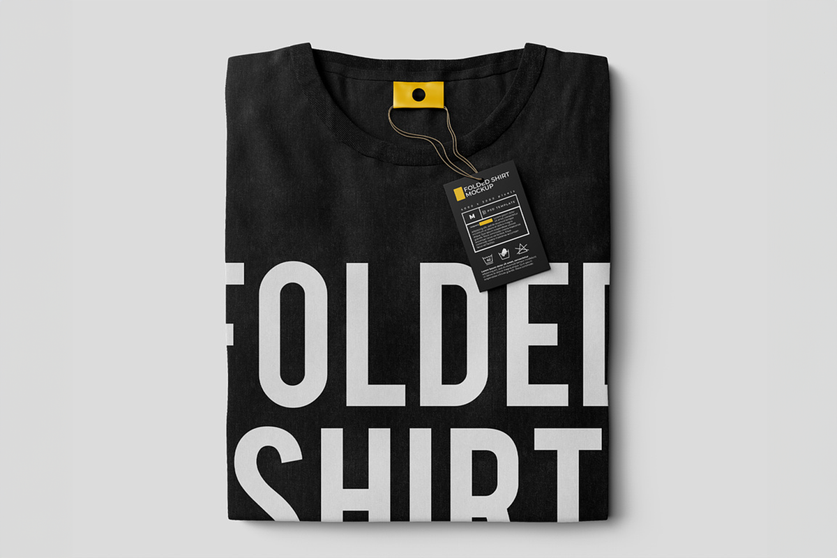 Folded T Shirt Mockup, a Shirt Mockup by Se٧enStudio
