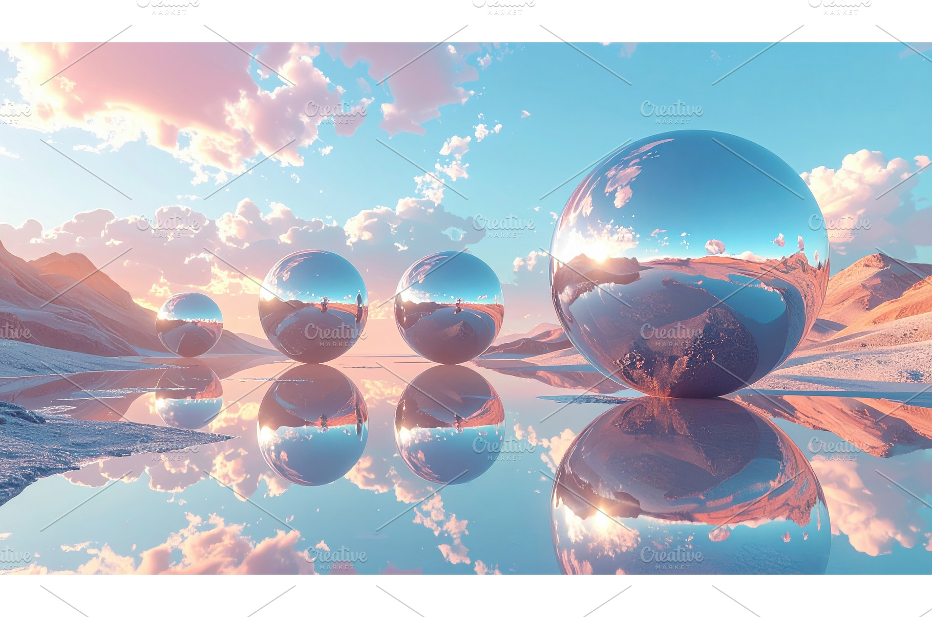 Abstract surreal landscape with, an Abstract Photo by Igor Tichonow