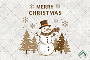 Christmas Png, Snowman Png, an Illustration by Craft Nest (Thumbnail 1 of 6)