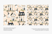 haunted house seamless pattern, a Pattern Graphic by Pink Studio Art (Thumbnail 2 of 3)