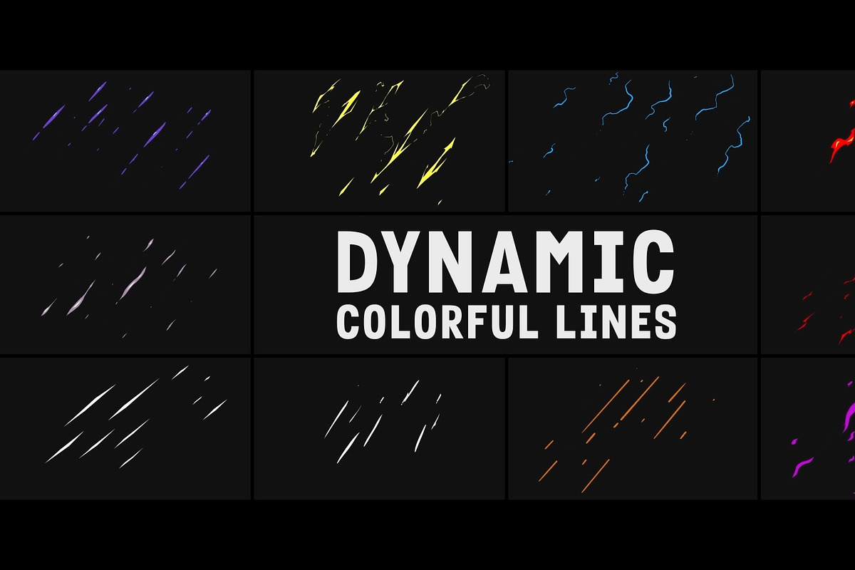 Dynamic Colorful Lines for DaVinci, a Templates & Theme by 2dfx (Photo 1 of 2)