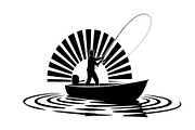 50 Fishing Boat Silhouette Vector, an Illustration by Gaye Art (Thumbnail 13 of 20)