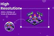 3D Start Up Isometric Pack, a 3D by novia99design (Thumbnail 3 of 6)