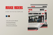 Rouge Riders - Event Invitation, a Print Template by StreaksideStd (Thumbnail 1 of 3)