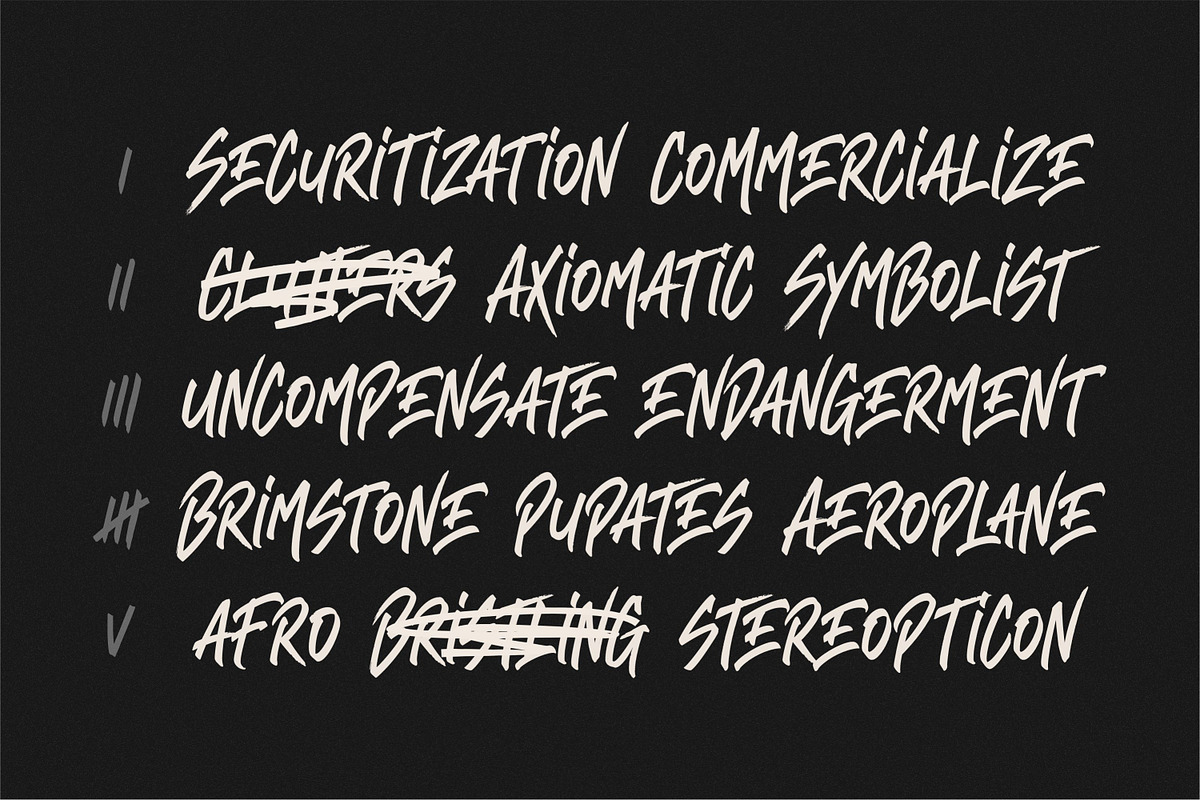Resonance - Hand brushed With Extras, a Handwritten Font by Swandtype (Photo 6 of 12)