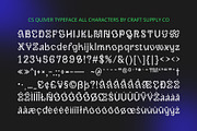 CS Quiver – Trippy Font, a Sans Serif Font by Craft Supply Co. (Thumbnail 8 of 8)