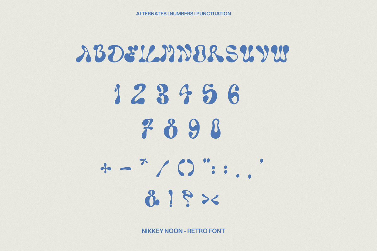 Retro Display Font + Retro Graphics, a Font by Laras Wonderland (Photo 12 of 14)