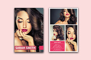 Modeling Comp Card, a Flyer Template by DGTouch (Thumbnail 1 of 3)